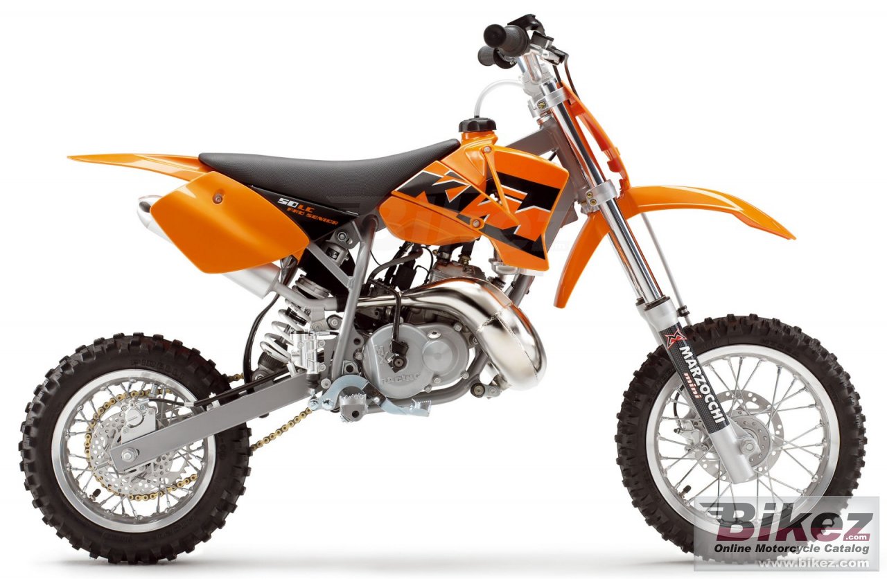 Big KTM 50 sx pro senior lc picture and wallpaper from Bikez.com